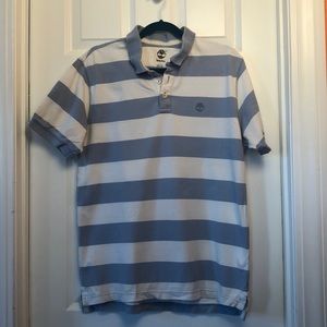 Timbaland - Polo Shirt - Light Blue / White Stripe